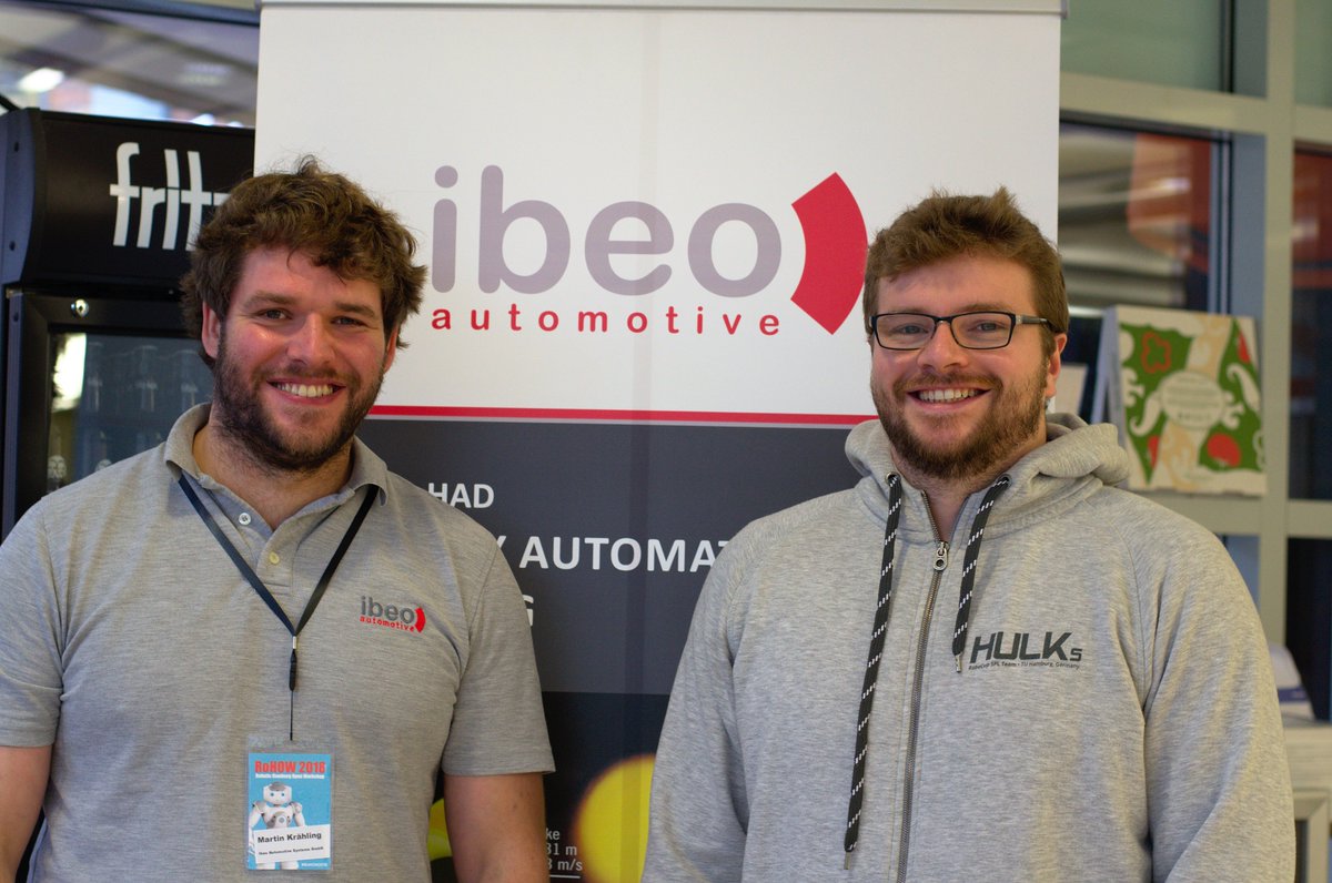 Team_HULKs's tweet photo. .@IbeoAutomotive develops sensor #technology and software applications for automated driving. In Martin's presentation we saw interesting approaches and correlations to the problems we handle in the progress of robot #programming. Thank you, Martin!
#autonomousdriving #RoHOW2018 https://t.co/PEdM3wbKkM