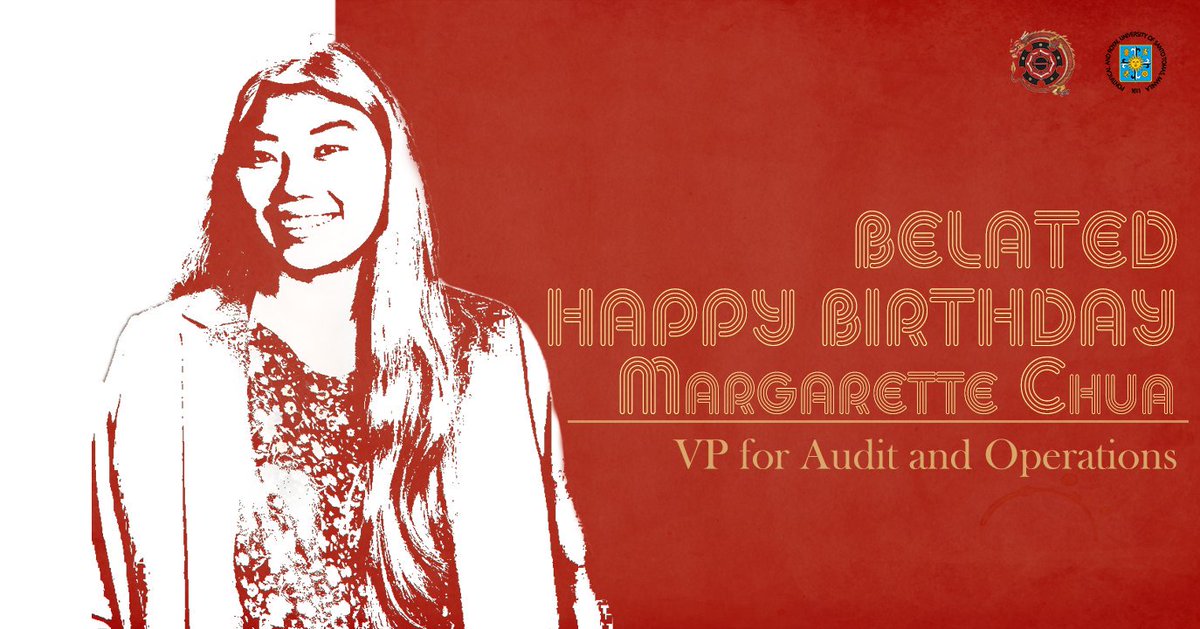 ScarletENGG's tweet photo. Belated Happy birthday to our Vice-President for Audit and Operations, Margarette Chua!

May God shower you with His endless blessings! Your Scarlet Engineering family loves you! 🐼❤ https://t.co/Je94YGvdpR
