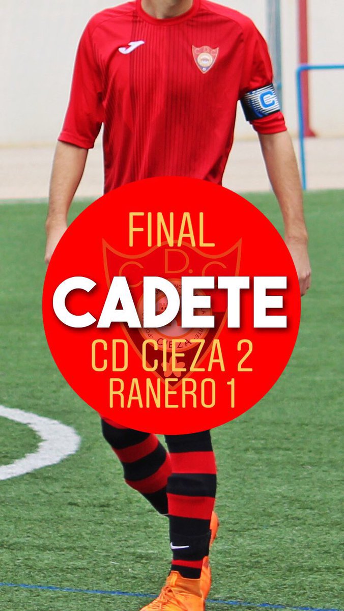 Gran resultado del cadete frente a Ranero, dándole vuelta al resultado por 2-1 con dos goles de Reda. Enhorabuena chavales.