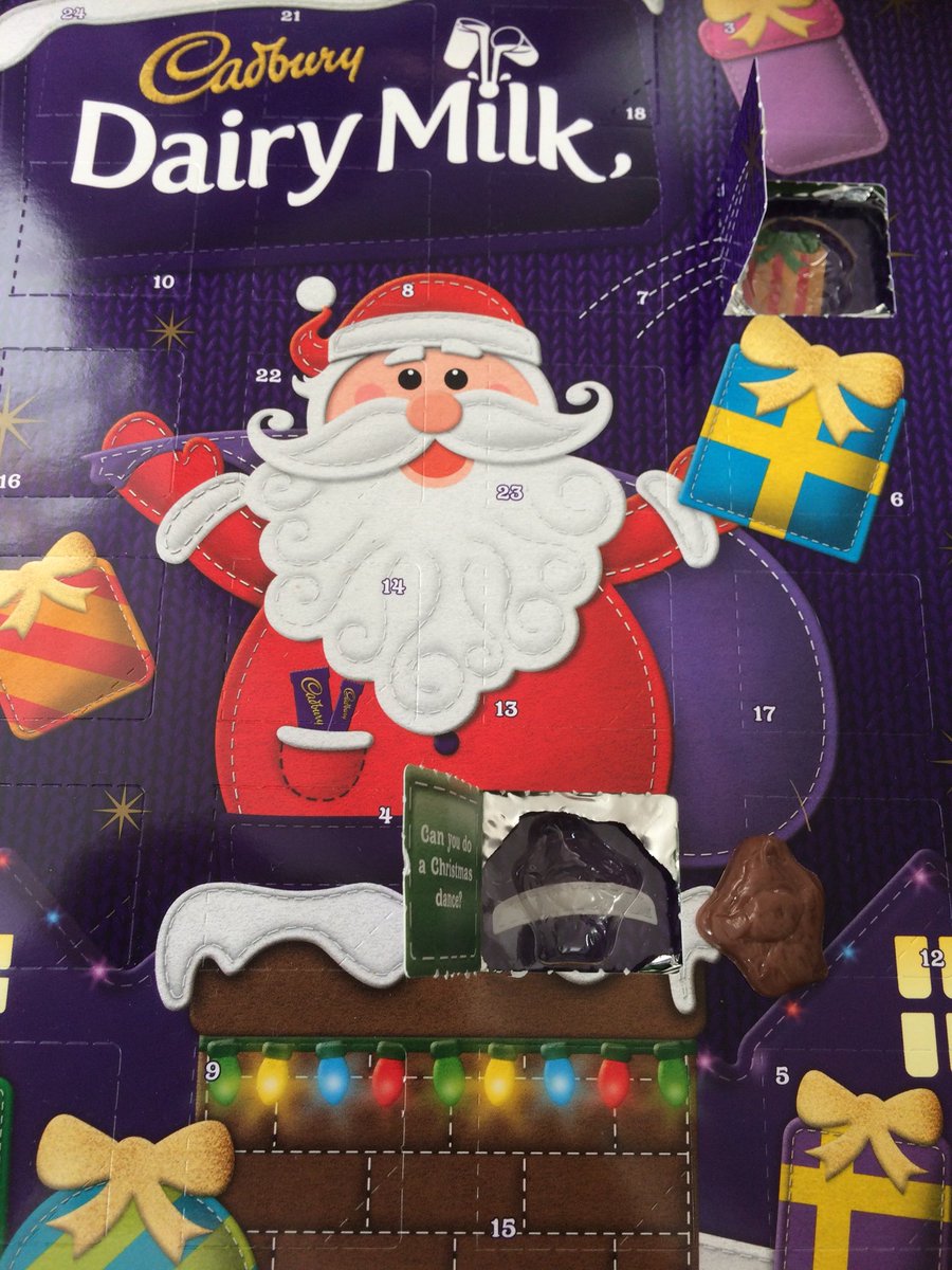 ‘On the second advent day of christmas #cadburys gave to me’ ????? Can you guess what this Artwork is yet?  <a href="/CadburyUK/">Cadbury UK</a> <a href="/waitrose/">Waitrose & Partners</a>  #cadburysecretsanta #AdventCalendar #ChristmasCountdown