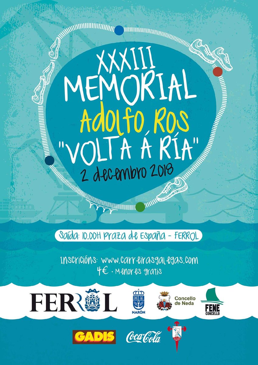 FerrolOficial's tweet photo. e foi..
A (nosa) Carreira.
Fermosa volta a ría, con vento sen choiva para os 805 nenos e adultos inscritos e con algún susto, ben resolto con profesionalidade. Agradecidos!
Parabéns a Begoña Pacio e Jonathan Fdez,do PasaouEntorna,
xla victoria
@Jorge_Suarez_F
#XXXIIIAdolfoRos https://t.co/nOswIzJCRO