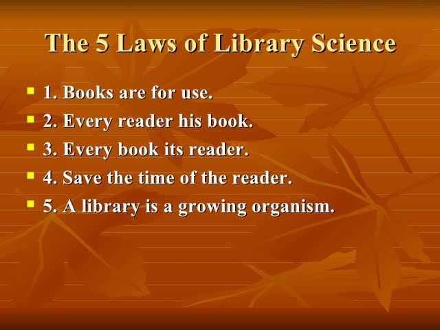 VictorEjechi's tweet photo. In Librarianship, we have what we call the 5 laws of Library Science, and the 1st law says that, #BooksAreForUse. Check out the other laws 👇👇
Cc @julietkego https://t.co/HuS5EThNti