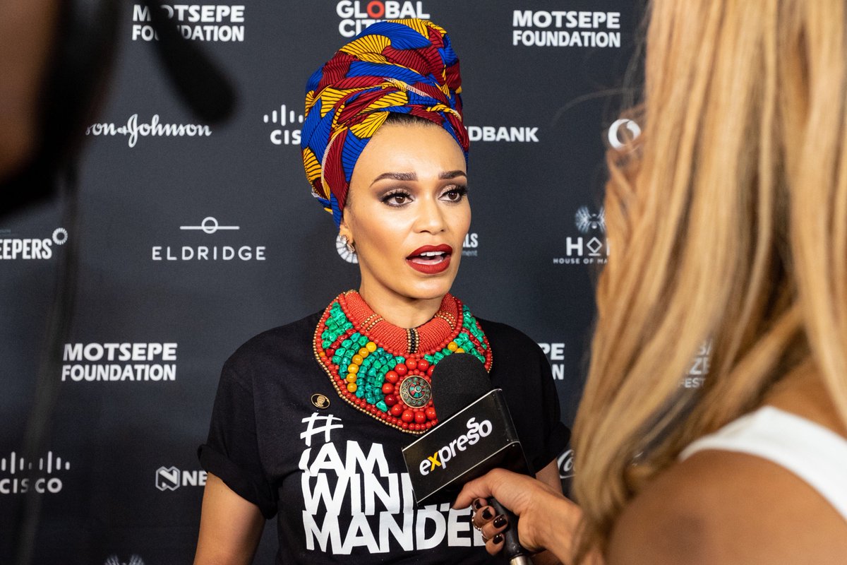 MotsepeFoundtn's tweet photo. @ayandathabethe_ @PearlThusi and @ShoMadjozi have arrived! #GlobalCitizenFestivalSA https://t.co/Xw5xbauoc6