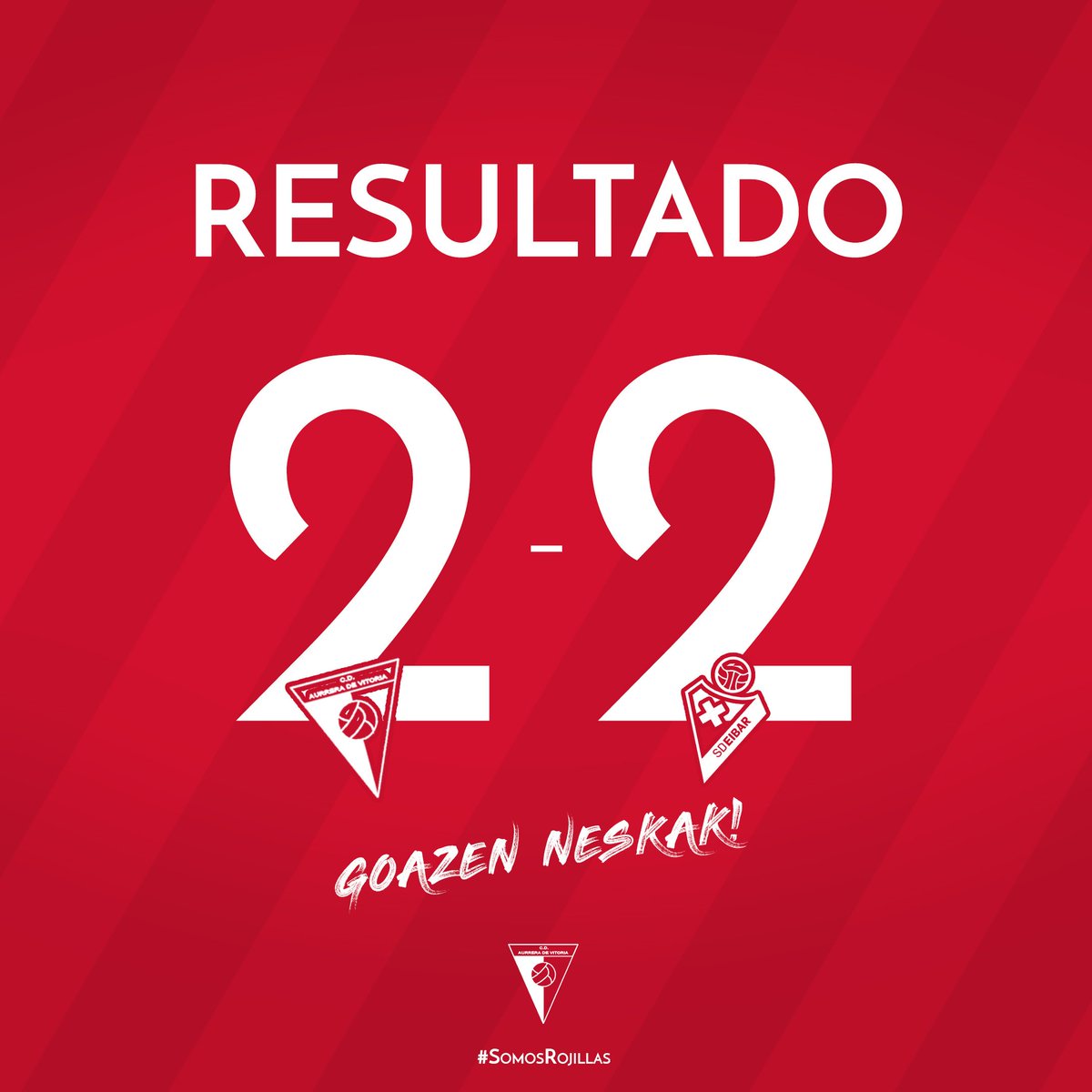 aurreravitoria's tweet photo. 2ª DIV. FEMENINA | ¡Final en Olaranbe! 🎉

¡Gran punto ante uno de los líderes! 👏 Goazen neskak! 💪

#ADV 🔴 #SomosRojillas ⚔️ https://t.co/E1a9IR90nw