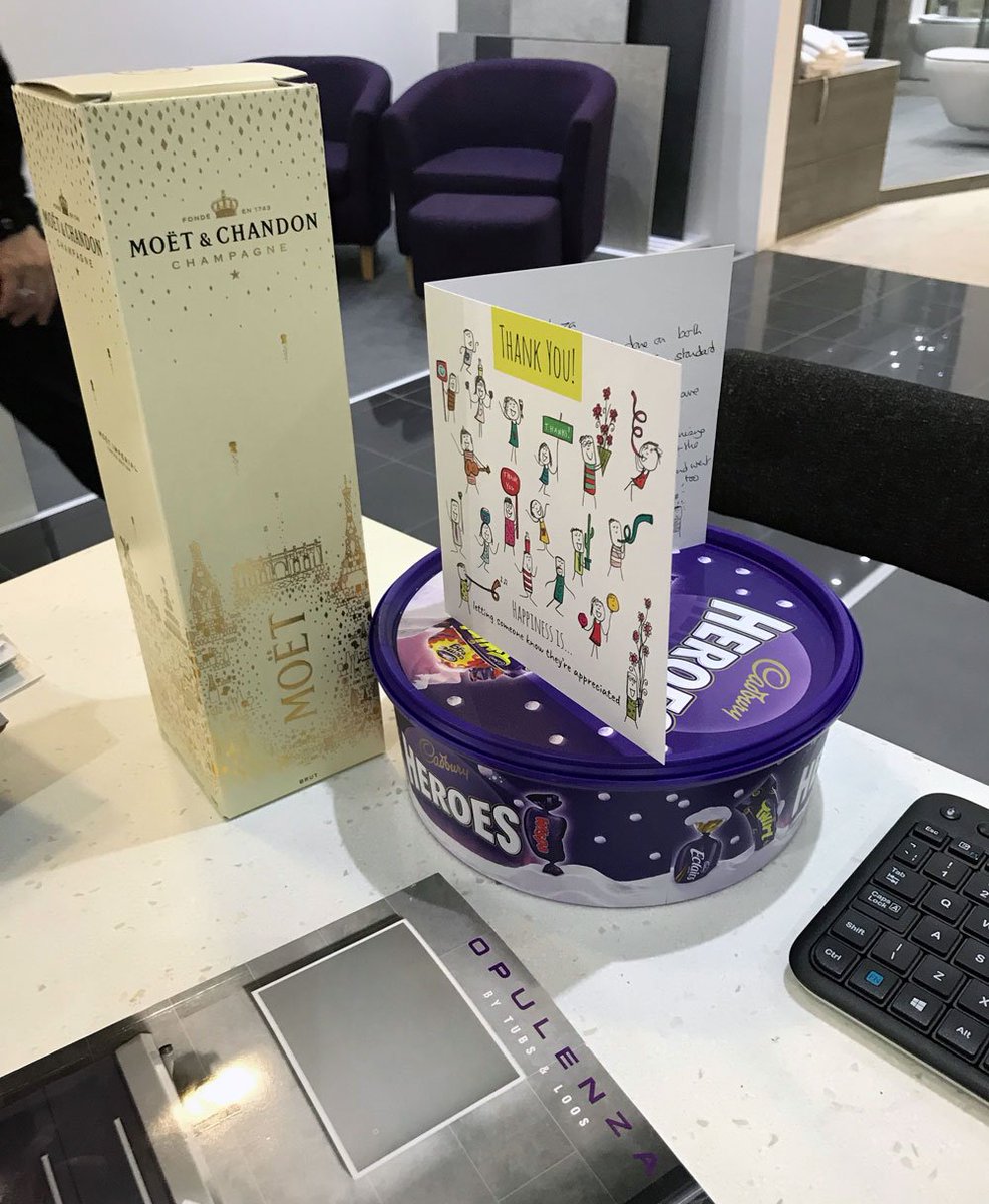 Opulenzabaths's tweet photo. What a lovely surprise from one of our happy clients.  Always great when you get confirmation of the level of service we always aim to provide here at Opulenza. https://t.co/de3x349gRn
