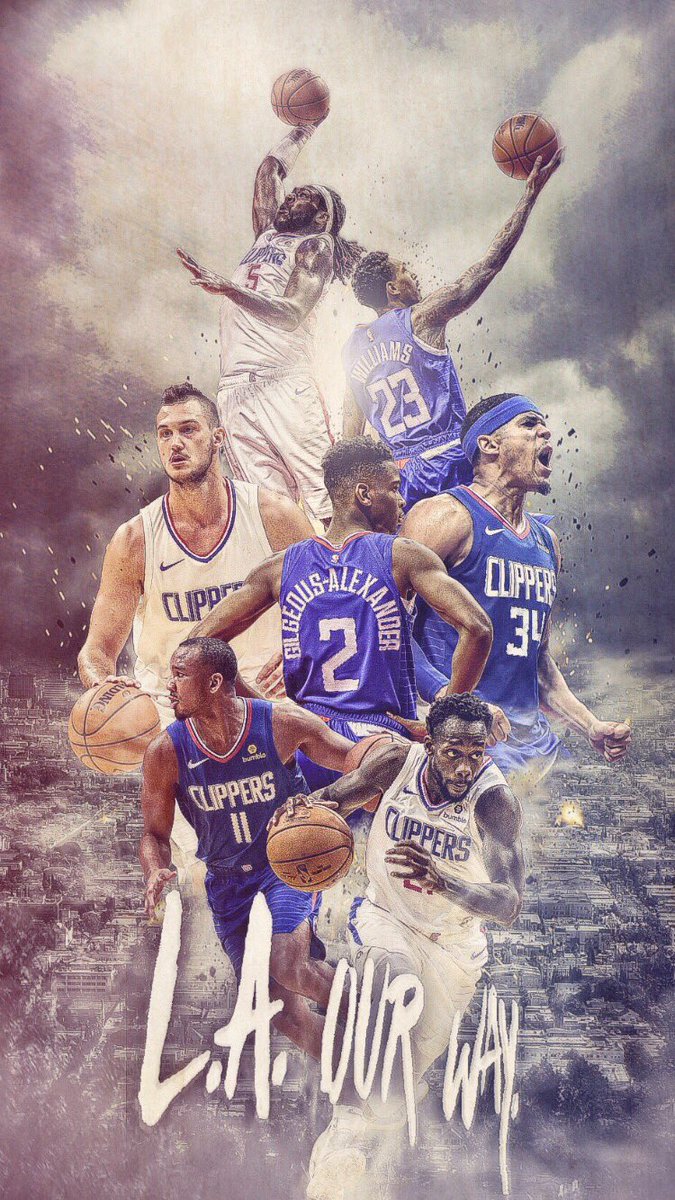 ぐらふぇん クリッパーズ壁紙18 Clippernation Nba Nbawallpaper Nba壁紙 Nbaart Laclippers