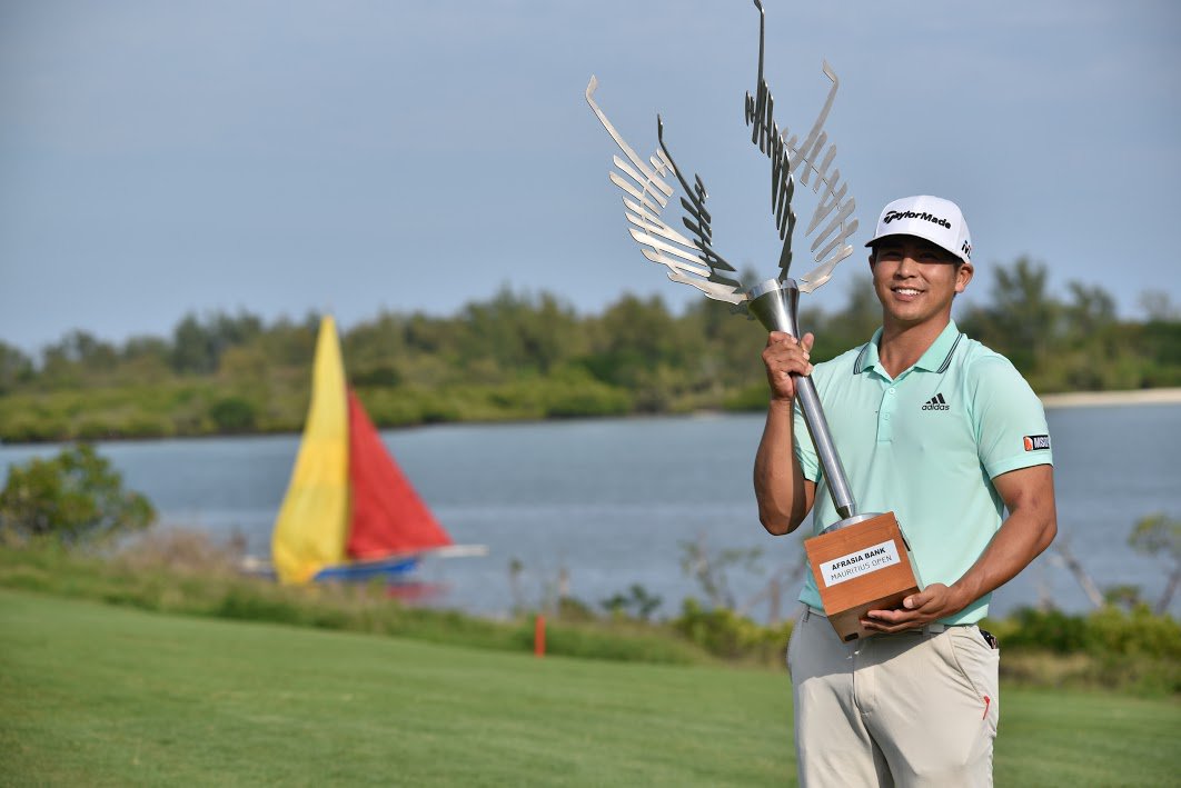 Ladies and gentlemen... Allow us to introduce to you our 2018 Champion 🏆 @Kurt_Kitayama. #AfrAsiaBankMauritiusOpen