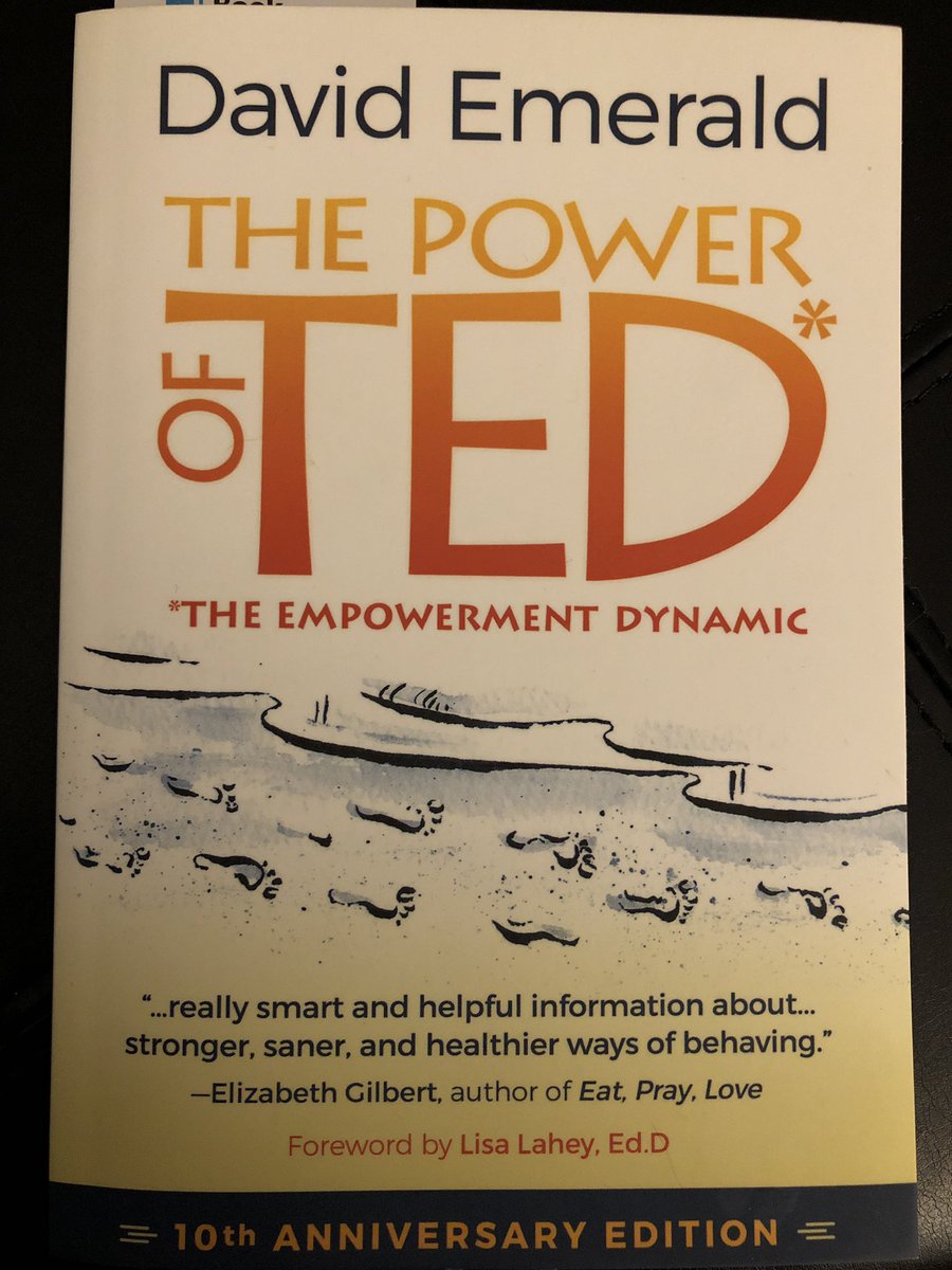 Couragio4U's tweet photo. As the new year approaches consider letting go of a Victim Orientation and embracing a Creator Orientation.  To learn more about what all that entails read David Emerald’s “The Power of TED”. Life-changing, inspiring and liberating. https://t.co/8nQWuhjhhy