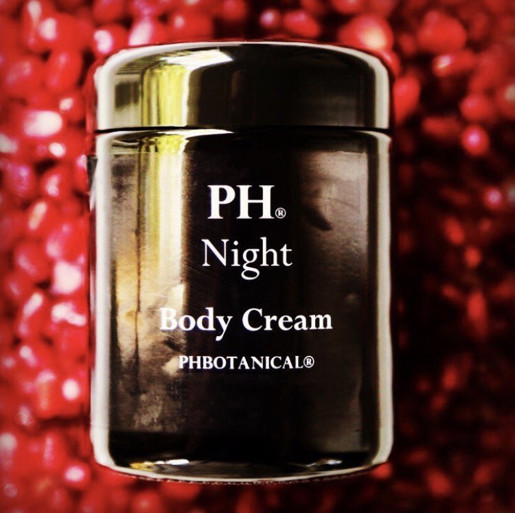 It’s beginning to look a lot like Christmas...indule yourself or a friend with our PH night body cream made with organic pomegranate, pumpkin seeds, evening primrose and rosehip. Perfect for right out of the shower to moisture your skin while you sleep. #organic