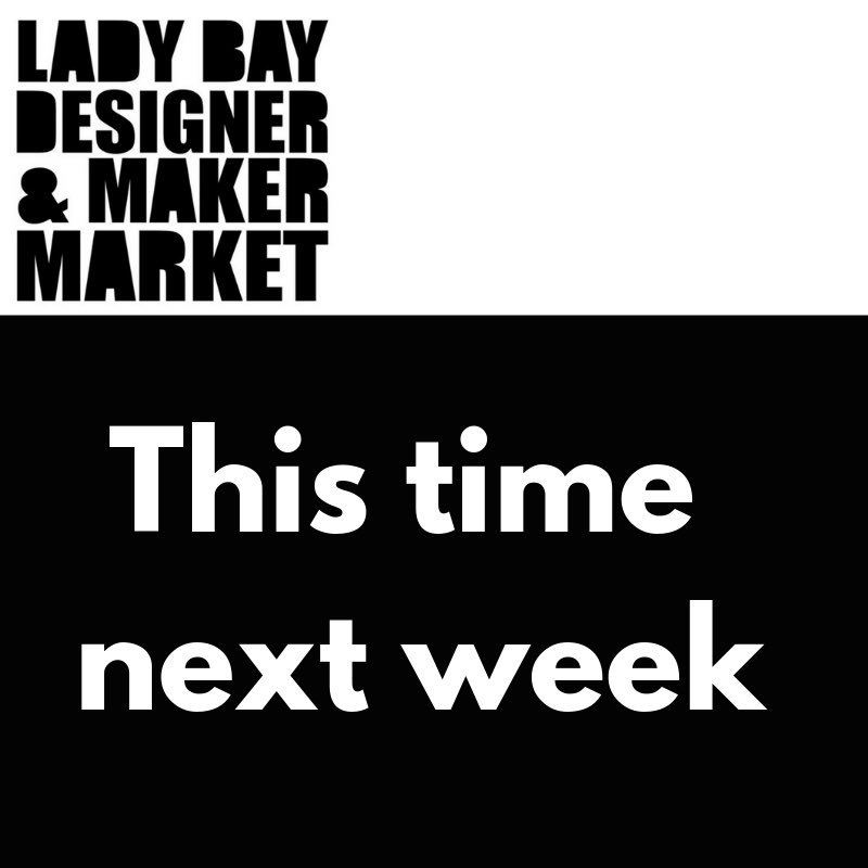 This time next week!!! So exciting. Still a few spots for wreath making left. #highendnothighstreet #ladybay #buylocalart #christmasmarketnottingham #lbdmm
