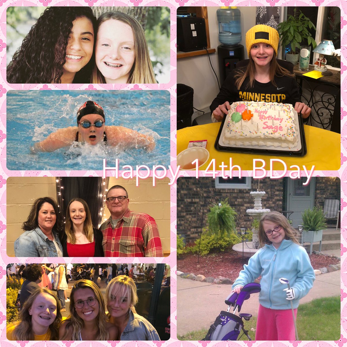 deanamac's tweet photo. Happy 14th bday to this amazing girl!  We are so blessed!  Luv you Sage! https://t.co/L3VqcJrlLX
