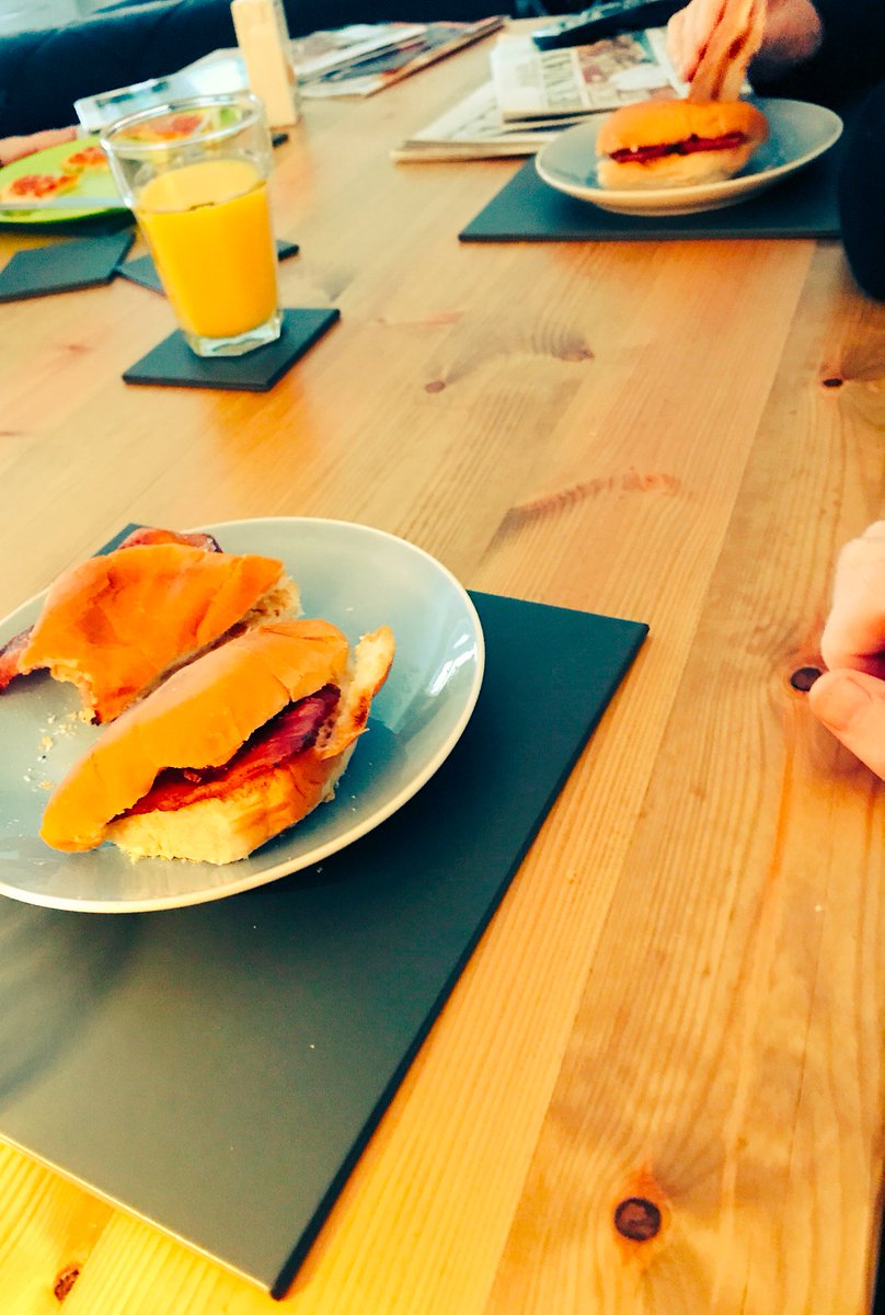 Sunday morning on The Stoodley Dining Table. ReSF.ltd