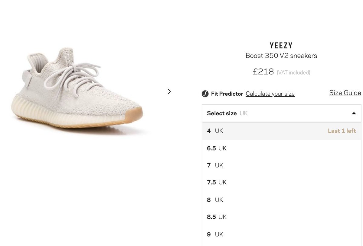 yeezy sesame farfetch