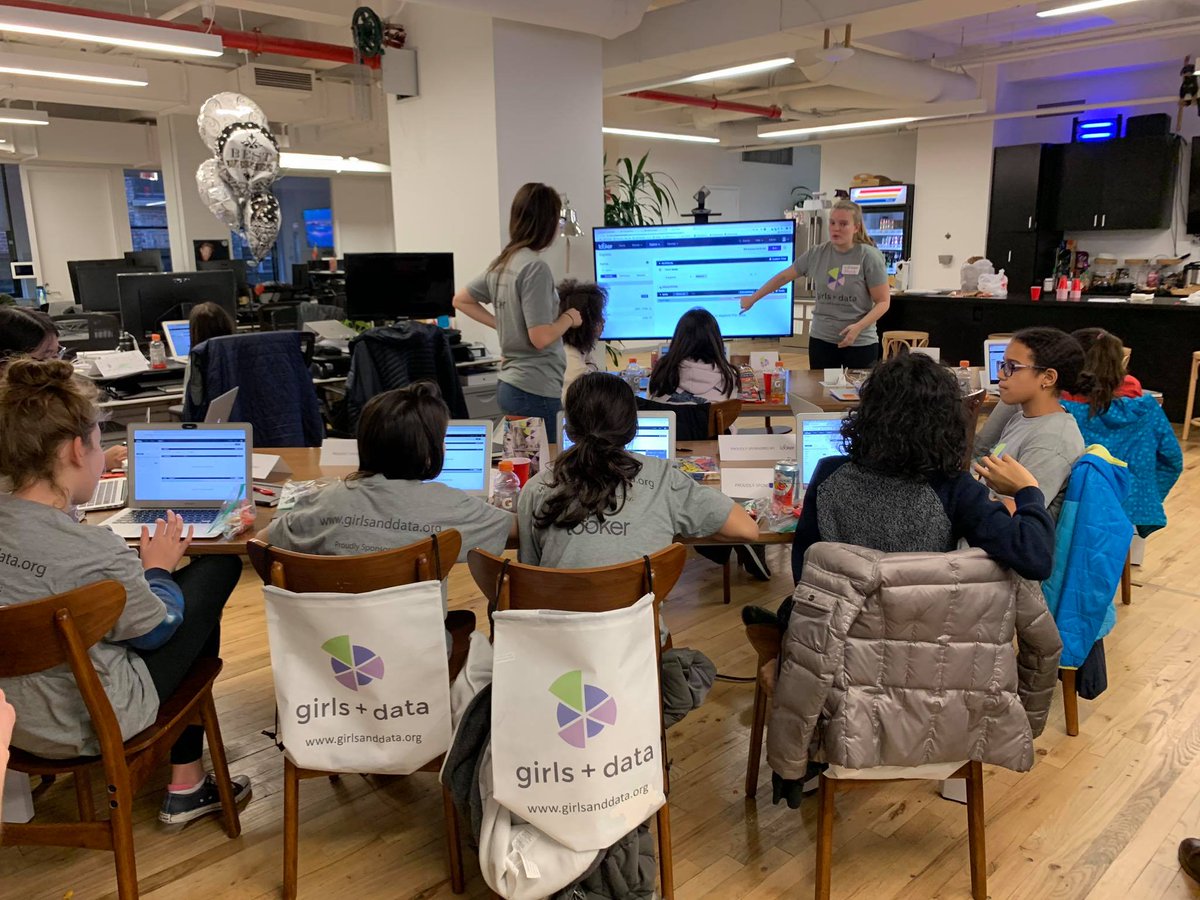 girlsplusdata's tweet photo. "I want to ask for a computer for Christmas so I can play with data"

These are the💡moments that we live for at #girlsanddata!  We could not have done this without Shelley and her team at @LookerData. 

 #data #analytics #datakid #dataviz #stem #STEMCamps  #stemEd #girlsintech https://t.co/4lPA7itrEG