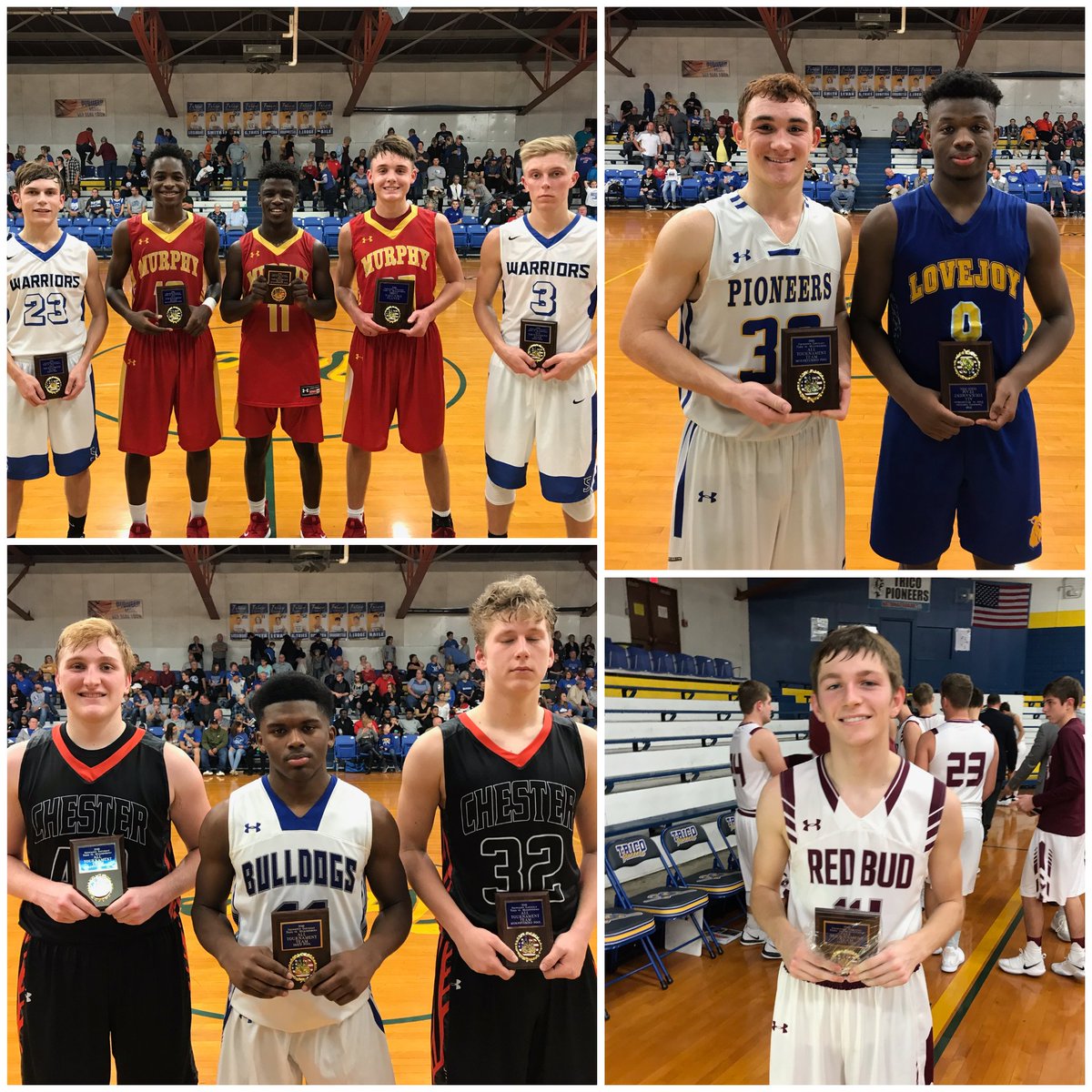 MHSBBKTRNY's tweet photo. 2018-19 All-Tournament Team:

Jayden Birkner (RB)
Nick Compton (TR)
Tony Williams (SP)
Ian Reith (CH)
Drake Bollman (CH)
Robert Gaithers (LV)
Austin Hagel (STV)
Owen Gross (STV)
Jamarr McZeke (MB)
Dez Clark (MB)
MVP Corbin Guthman (MB) https://t.co/n3p5qBEaRz