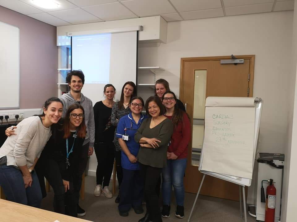 Well done all. Cardiac Surgery Course completed