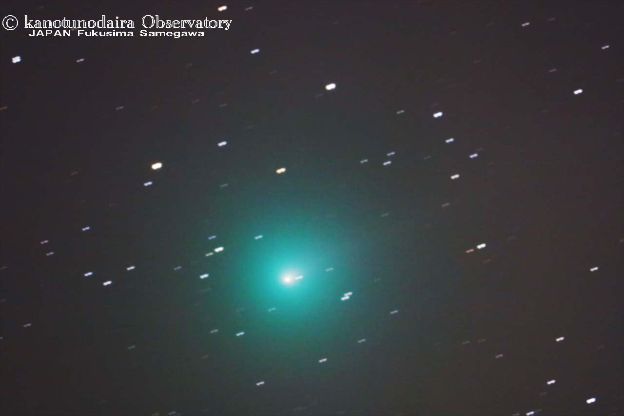 雲越しのウィルタネン彗星 46p 鹿角平天文台通信