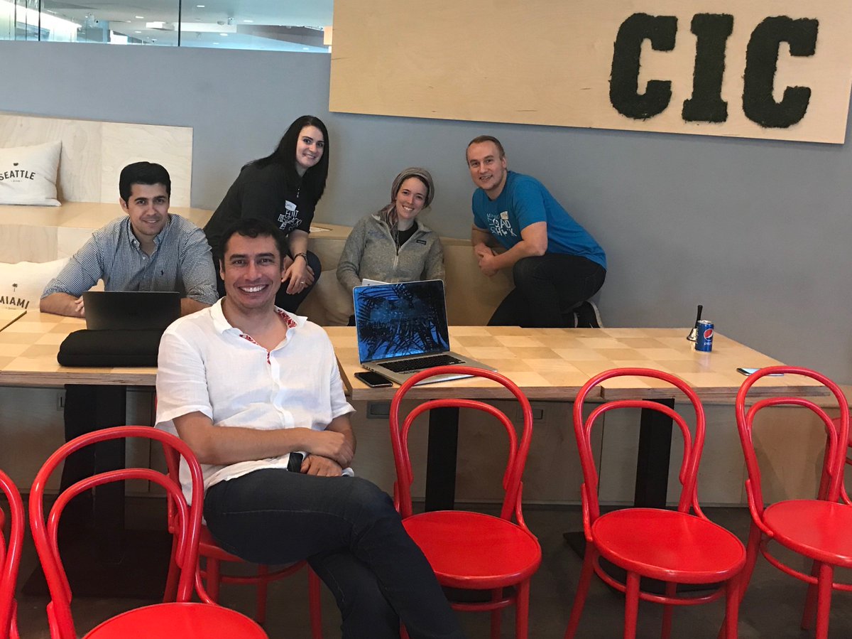 sbcHealth's tweet photo. It's the moment we've all been waiting for. Pitch presentations and judging are about to begin at the Miami Healthcare Hackathon! #MIAhack18 #innovation #socialdeterminantsofhealth @mithackmed @CIC_Miami https://t.co/t0rWwyeNvC