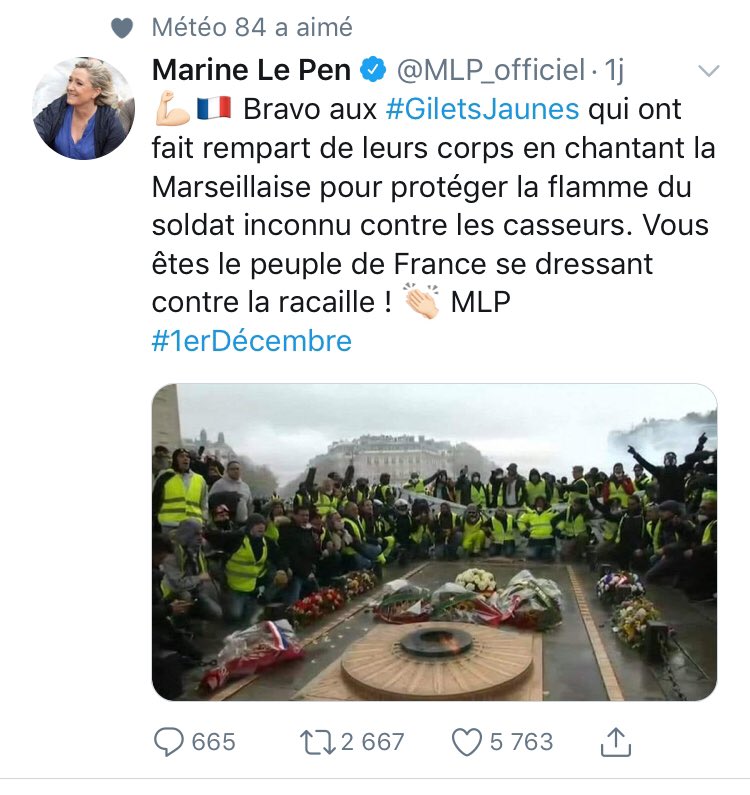 braud_frederic's tweet photo. @84Meteo Mélanger météo et opinions politiques.... Ou comment perdre des abonnés et gâcher une bonne idée ... 😕 https://t.co/9bnVvn9hlc