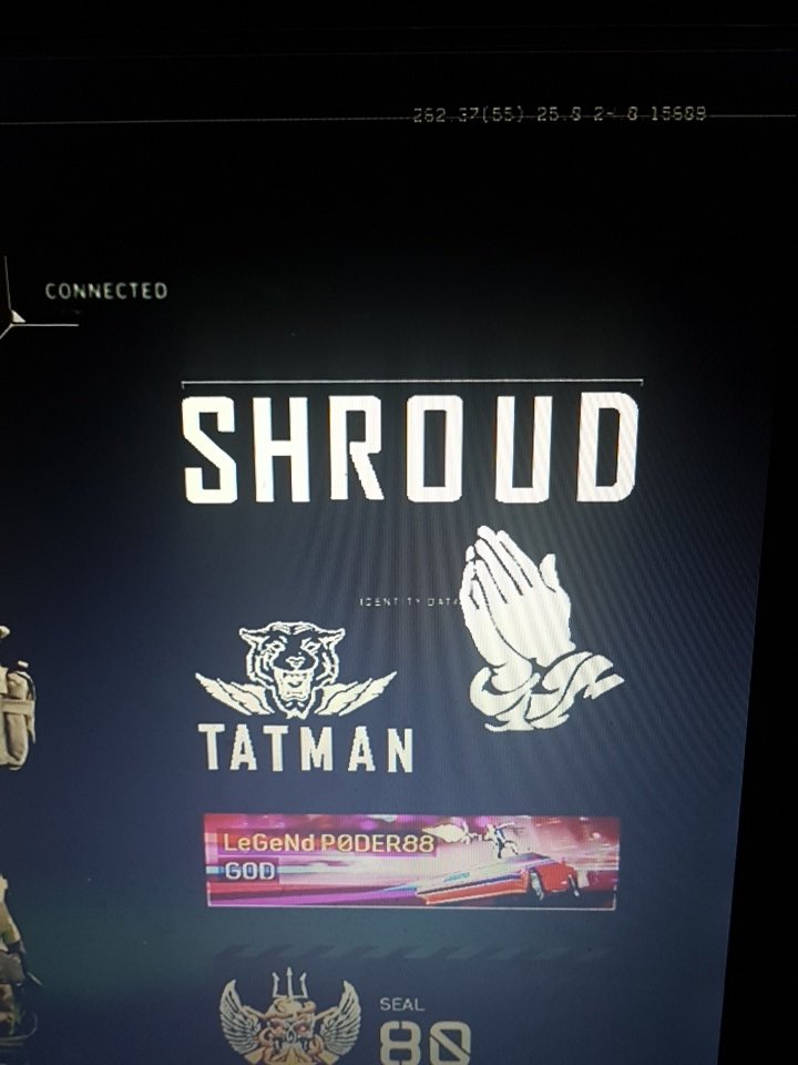 legendpoder88's tweet photo. @shroud @timthetatman I should get a retweet for rocking this since day 1 https://t.co/aJ13eSG8s2