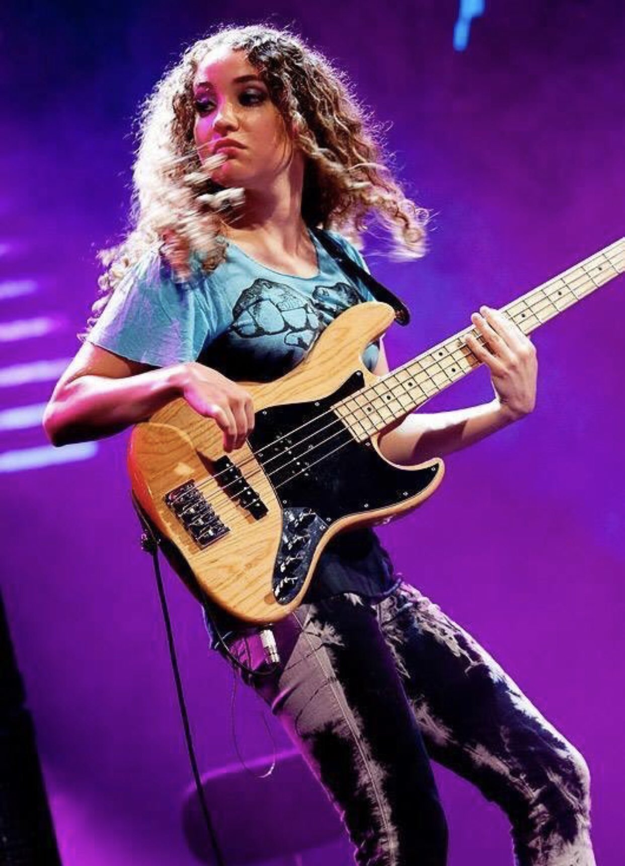 Happy 32nd Birthday to Tal Wilkenfeld. Born December 2, 1986. A phenomenal bass player! 