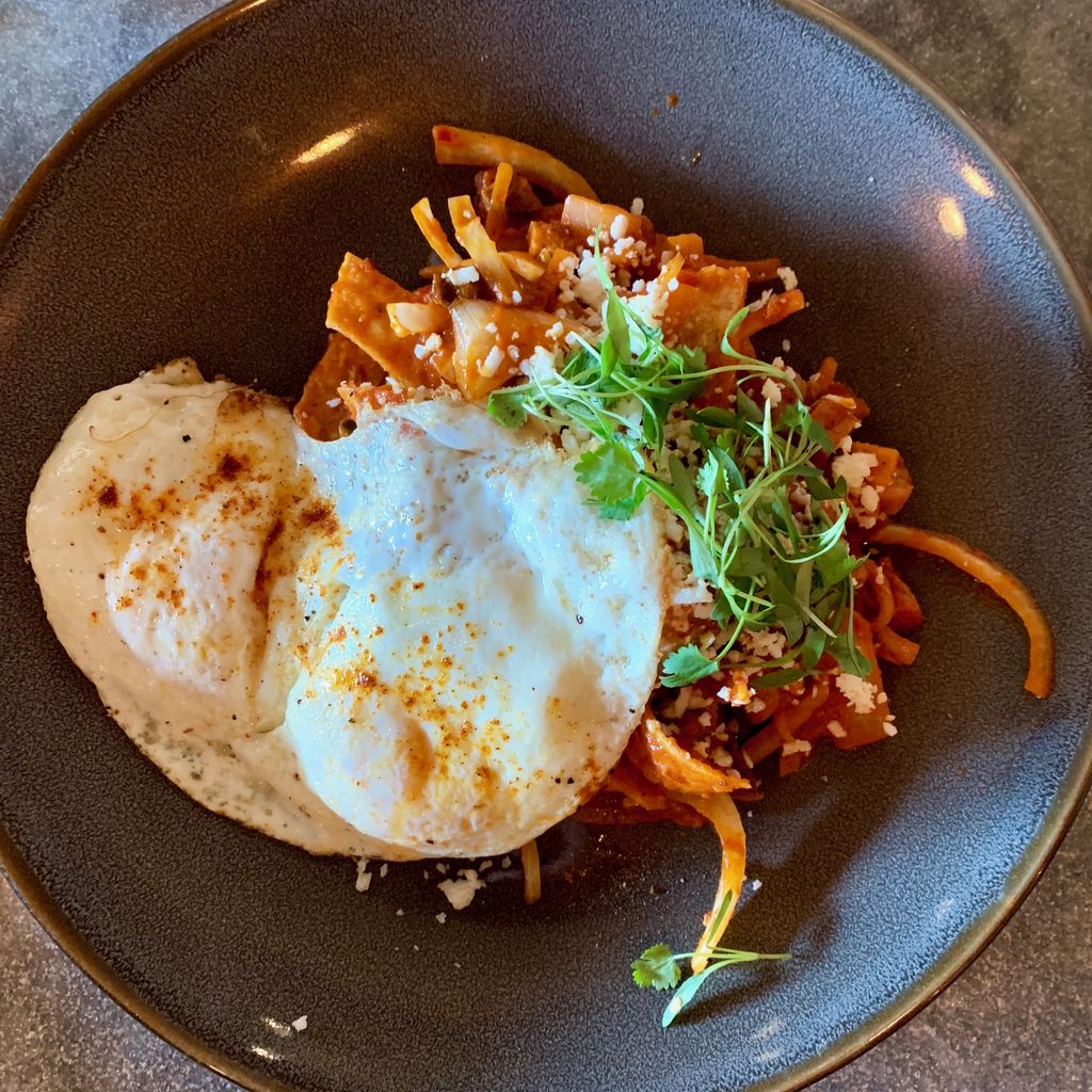 bodegamcallen's tweet photo. We've added some tasty options to our #brunch menu... Like these Chilaquiles with crispy tortilla strips 😋 https://t.co/SmT3d6P7My