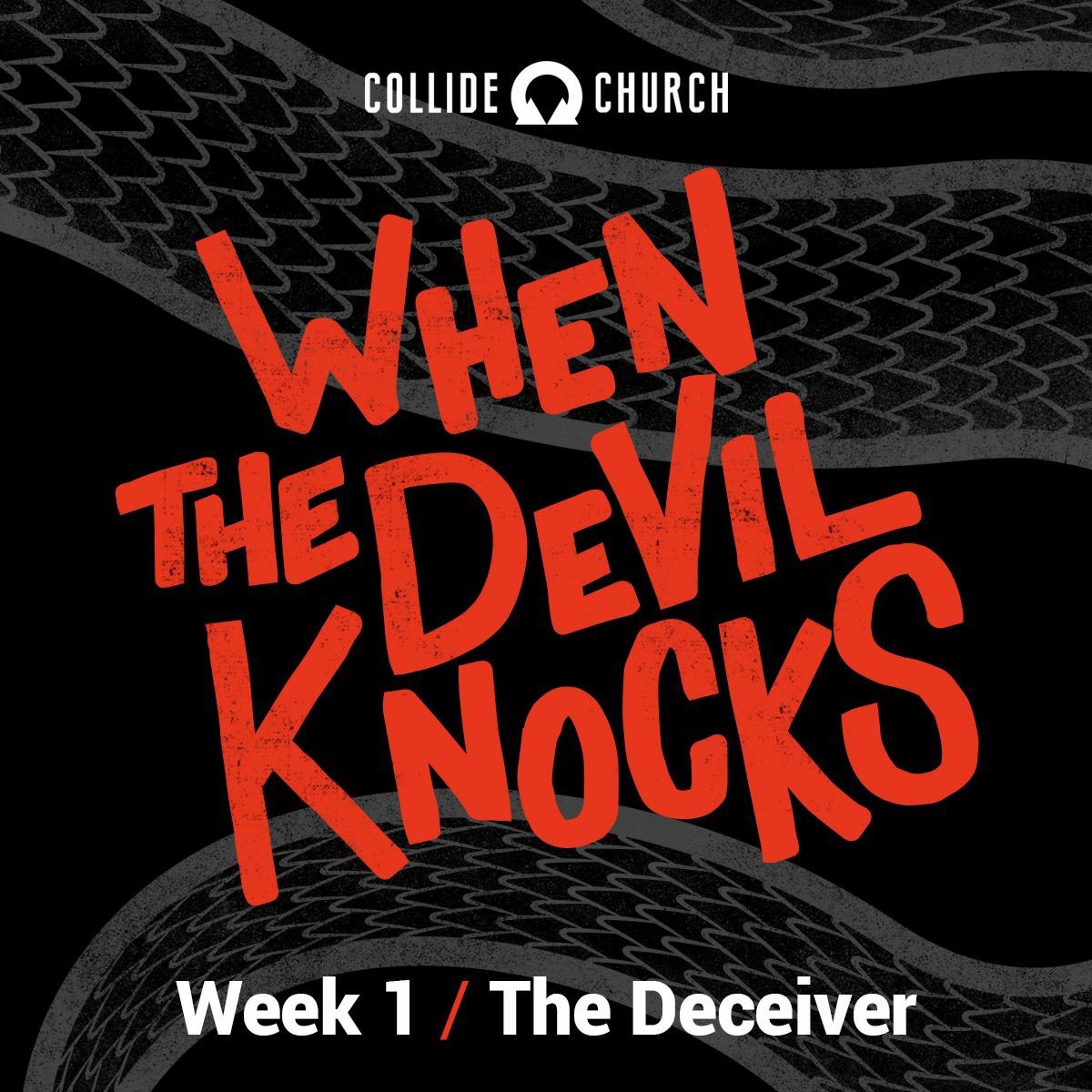 collidestudent_'s tweet image. Week 1. The Deceiver. 5pm. You don’t wanna miss! Oh... and we have a slightly BIG announcement coming tonight 😳 #highfivecc
