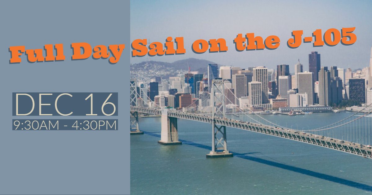 SpinnakerSailin's tweet photo. Only two seats left! Book ASAP by calling 650-363-1390 or via https://t.co/B1gLRwow8M https://t.co/TCXW6QJk9U
