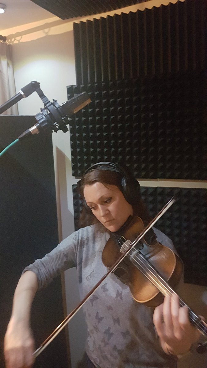 Violin recording. #akg c414