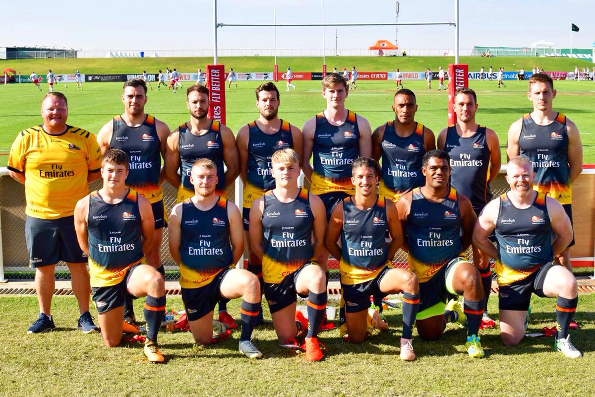 MatthewPewtner's tweet photo. People sometimes ask if coaching rugby makes up for having to retire at 25... 

Well it certainly cake pretty close this weekend where I coached the Hurricanes to win the Dubai Sevens competition 🏉😬🏆 https://t.co/nNZXgH8Ago