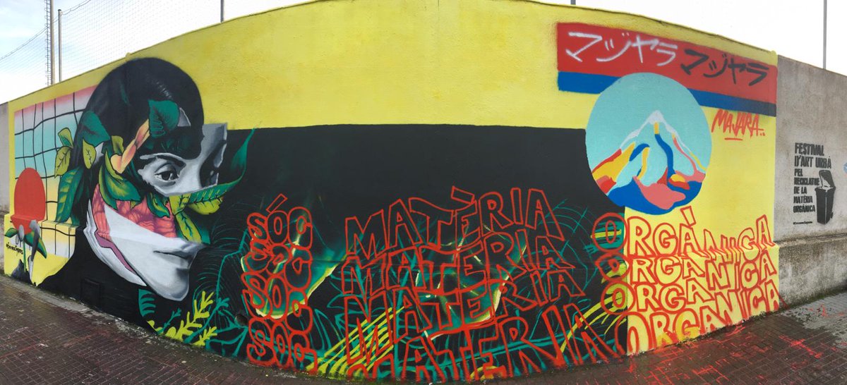Així ha quedat el mural de #Sentmenat per fomentar el reciclatge de la matèria orgànica!
Busca‘l, fes-te una foto📷, penja-la amb #excusesosepares i guanya un 📱