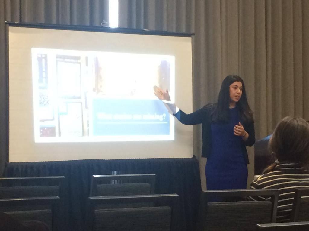 caorc's tweet photo. Congratulations to recent @ACORJordan-CAORC Pre-Doctoral Fellow Dr. @RawanArar, who was awarded this year's ACOR Fellow @MESA_1966 Prize for her paper "Who Controls the Refugee Story? How Restrictionist Immigration Polices Drive the Global Refugee Narrative" at #MESA2018! https://t.co/Ts8eHMU2Gy
