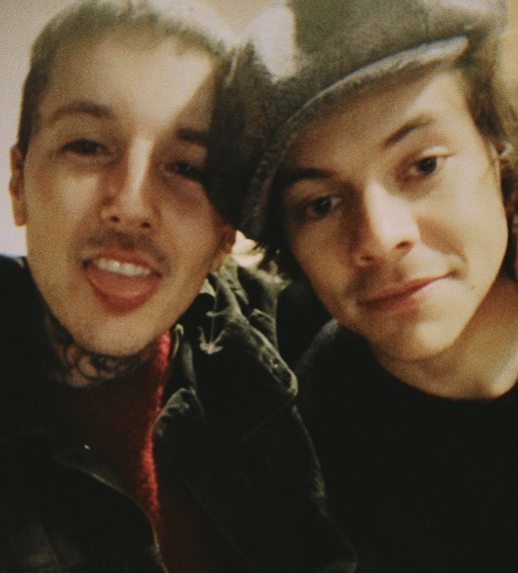 A moment. 
<a href="/bmthofficial/">Bring Me The Horizon</a> x <a href="/Harry_Styles/">Harry Styles.</a>