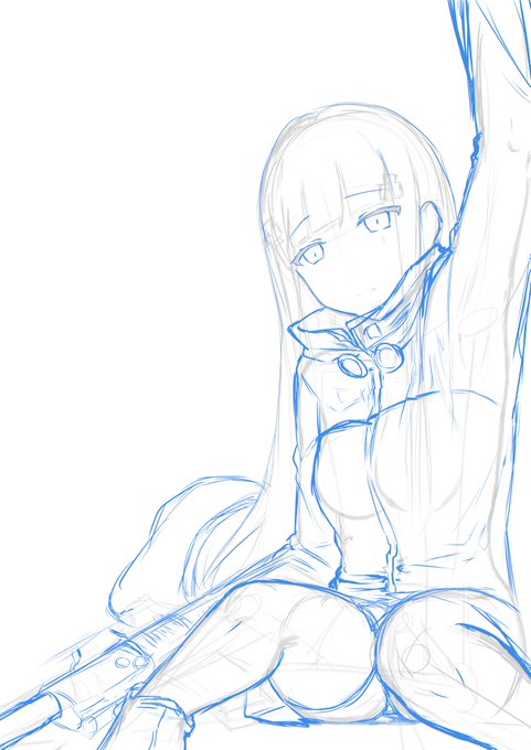 無機物描くの辛そう...
#ドルフロ 