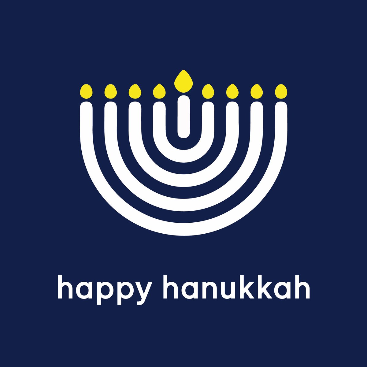 Chag Sameach! Wishing our community peace and light this holiday season.