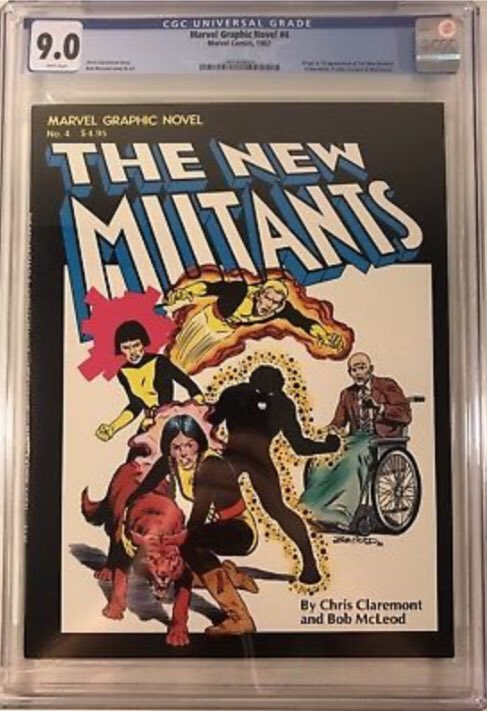 HamptonRdsComic's tweet photo. @marvel shows might be getting #cancelled, but there’s plenty of things to come! @thenewmutantsmovie is coming in August, but here’s your chance to know the story from the beginning! Marvel Graphic Novel #4: The New Mutants (@cgccomics grade 9.0) is available on the @ebay store! https://t.co/ZTZSgHSjJg