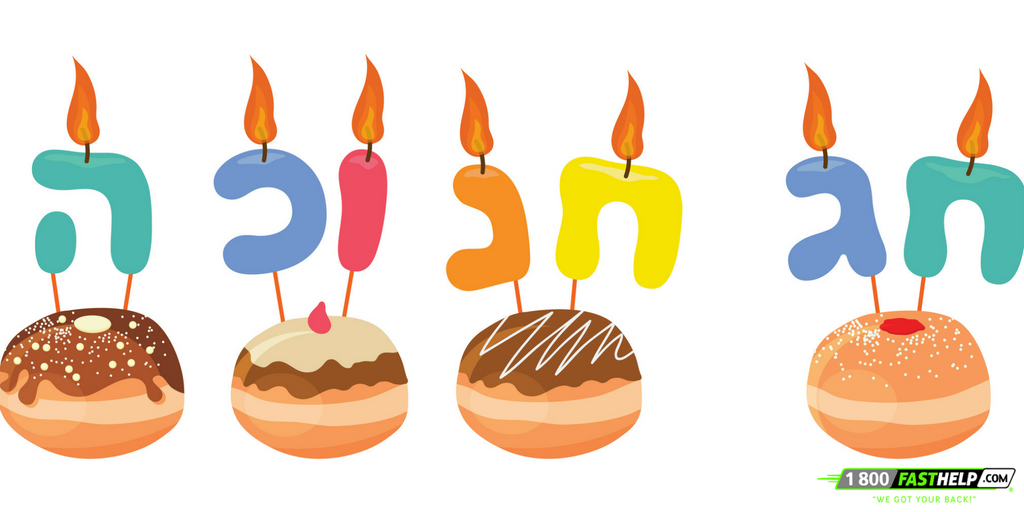 FastHelp_ATL's tweet image. Have a sweet #Hanukkah!