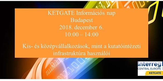 KET4CP's tweet photo. Are you a manufacturing #SME interested to explore opportunities for collaboration with #KET Technology Centers? Are you based in Hungary? Then, join the #KETGATE InfoDay on December 6th by Bay Zoltán Research Center and learn about @KET4CP  https://t.co/BWk7UAgTGP https://t.co/mICT7cYEiQ