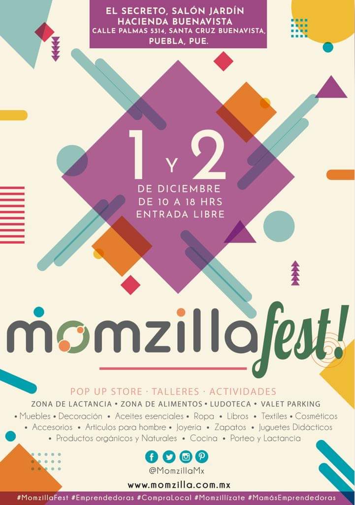 PauBonillaTradu's tweet photo. Hoy hoy hooooy también hay #MomzillaFestCDMX y también #MomzillaFestPuebla :D
Hay muchísimas cosas y actividades, más que un bazar es tiempo de diversión en familia!
¡Vamos al #MomzillaFest !
@MomzillaMx @EvenfloMexico @kleenbebe https://t.co/xZd4XDvgLw