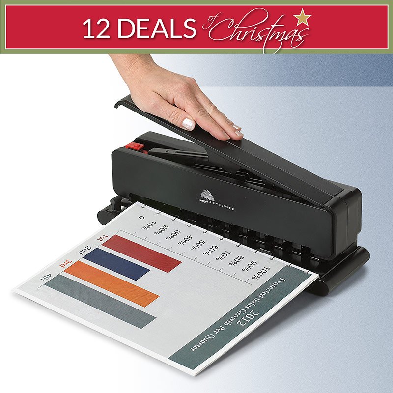 Levenger's tweet photo. The 3rd day of Christmas #Levenger gave to me... 40% Off the Circa® Leverage Punch!
The Circa® Leverage Punch is the ultimate Circa tool for #discboundplanner lovers. This #discbound #holepunch can punch up to 15 sheets of paper at a time. 🎁https://t.co/bWHimRWm8B https://t.co/NaEupeJpkM
