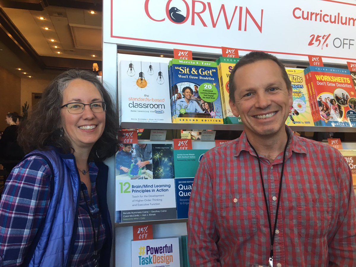 So honored to work with these talented people! Their book, “The Standards-based Classroom” is a must read! @CVULearns #LearnFwd18