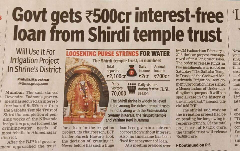 Looting Hindu Temples while funding secular institutionsDawood Fernandes is going to great guns