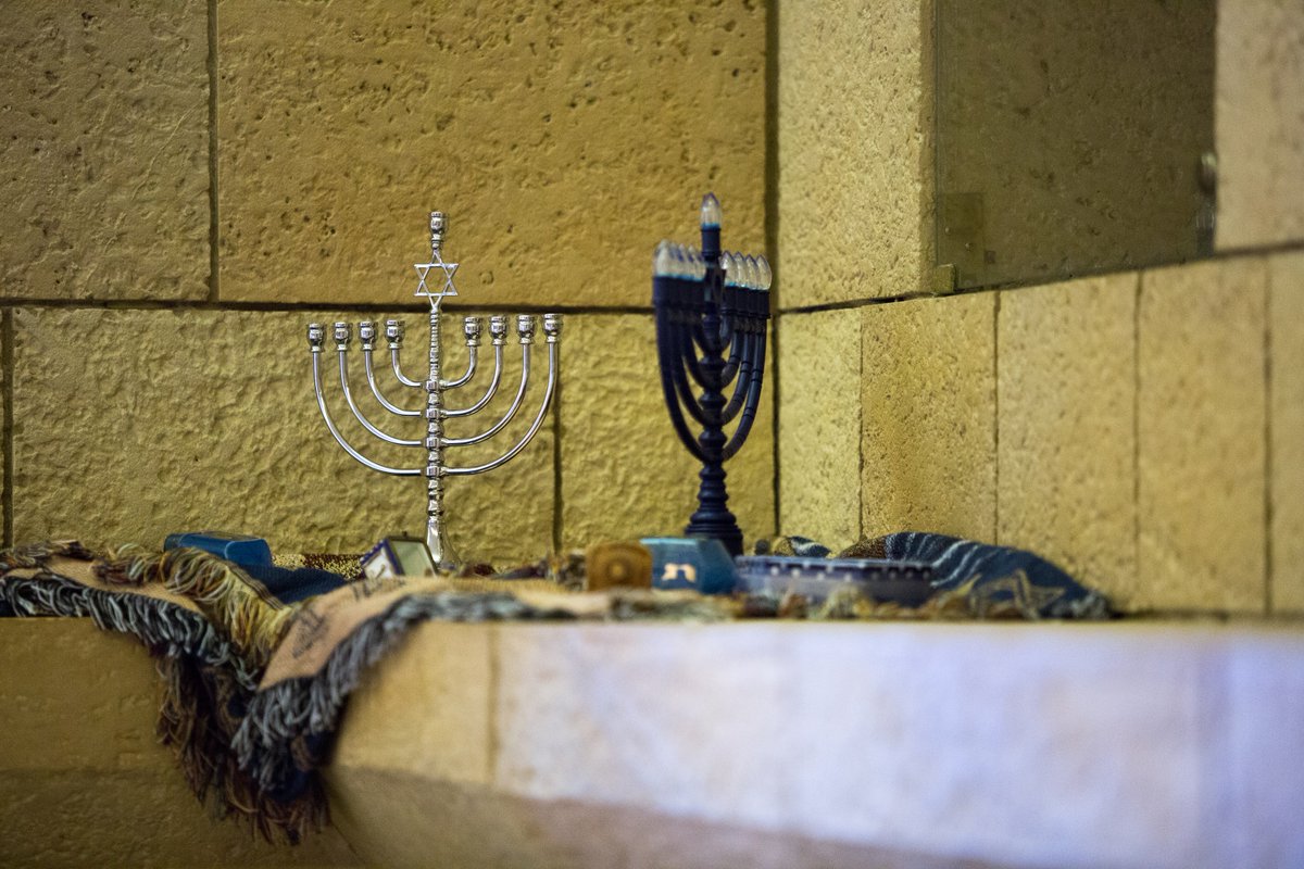 pittadmissions's tweet photo. Happy first day of Hanukkah, Panthers! https://t.co/dcTzDZdtAy