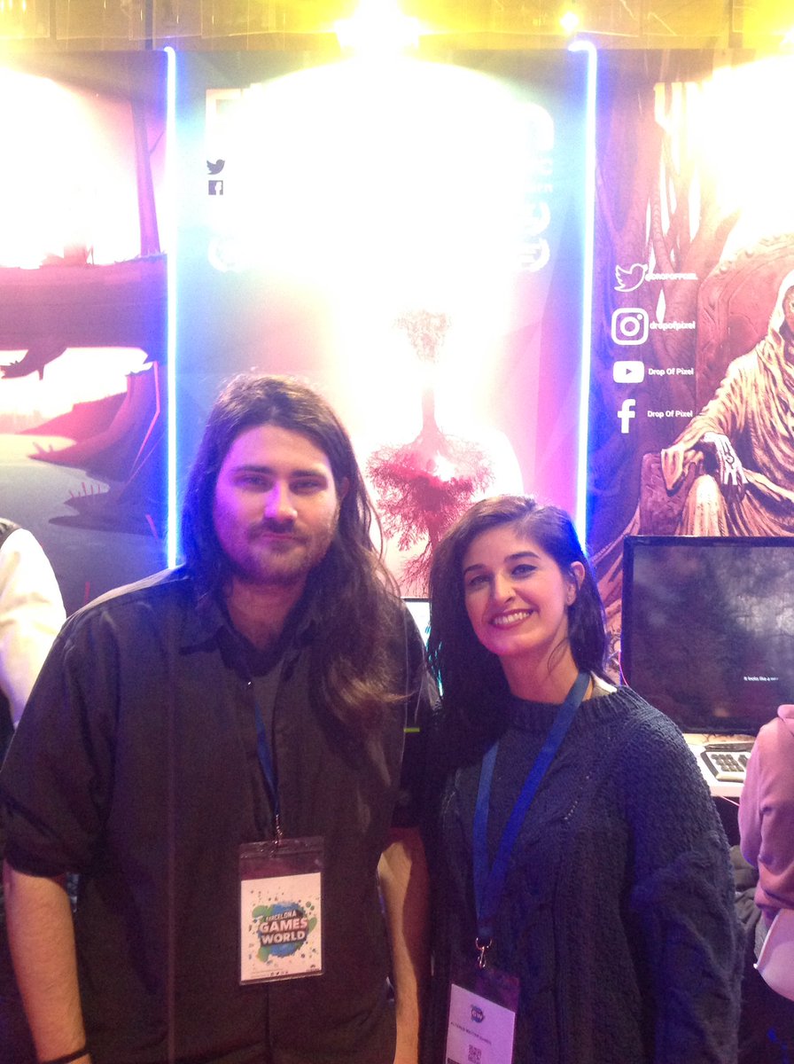 L'expressió artística i passió per els videojocs de <a href="/alteredmatter/">Altered Matter</a> és a l'stand de <a href="/playcatalan/">play cat</a> amb el joc Etherborn #BarcelonaGamesWorld2018 alteredmatter.com