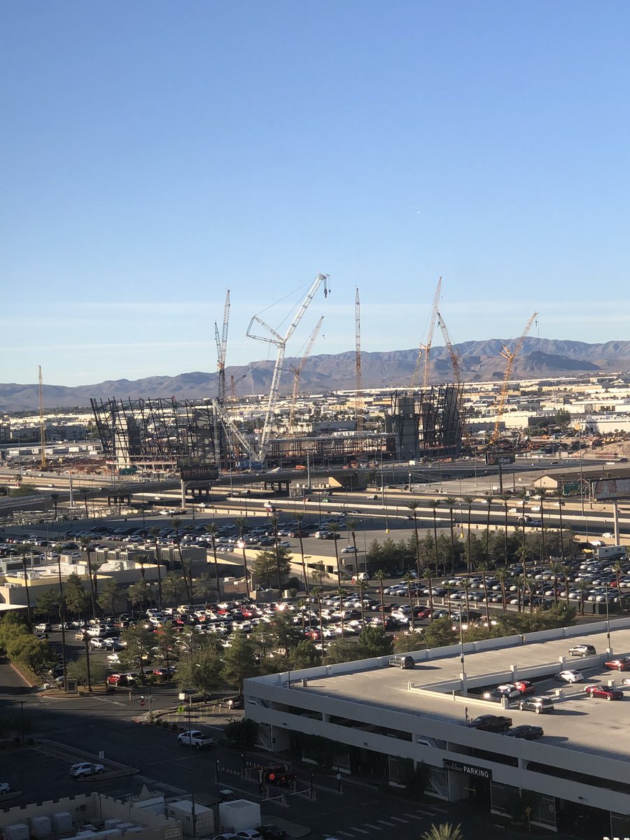 ERuns's tweet image. The enemy’s new home rising in the Las Vegas desert. #RaiderHater #BroncosCountry