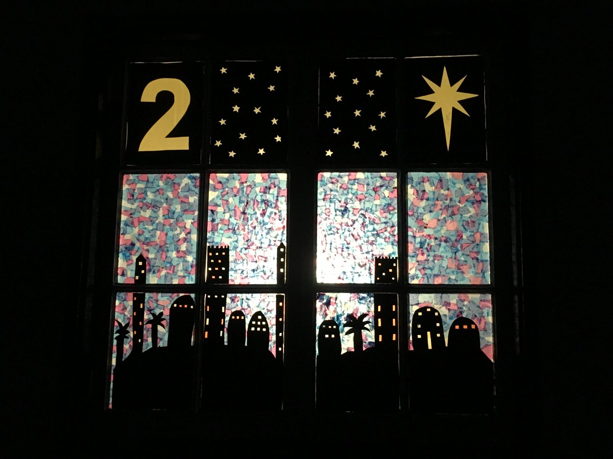 stmaryspirton's tweet photo. Advent Window Day 2 - ‘O Little Town of Bethlehem #adventwindows #stmaryspirton #followthestar https://t.co/imb0SUcV1p