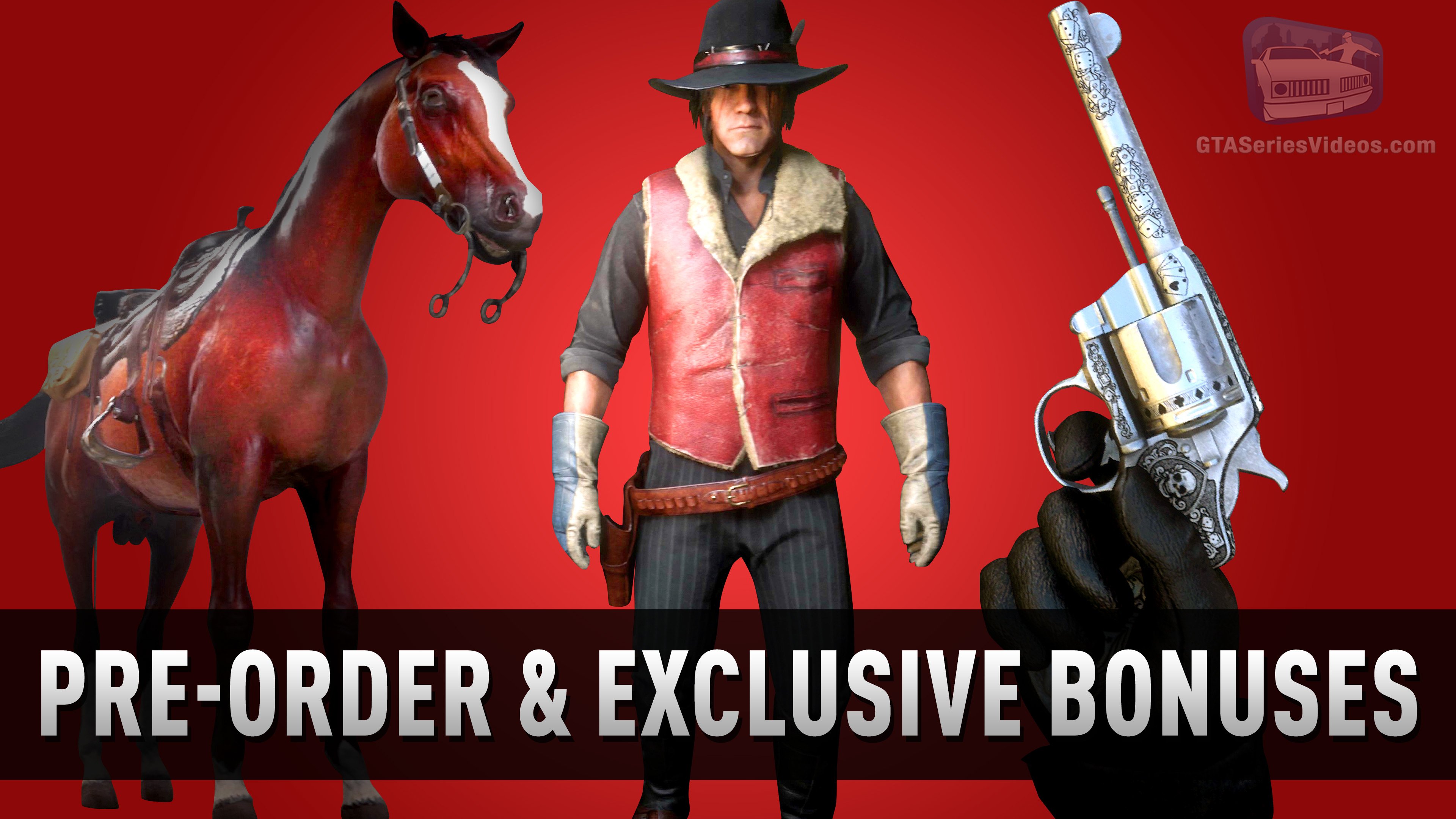 GTA Series on Twitter: exclusive pre-order bonuses, Special Edition, Ultimate Edition &amp; PSN Early Access content for Red Dead Online and Red Dead Redemption #RDR2 https://t.co/sKqWUGaI6f https://t.co/T4PGqJ5HG6" / Twitter