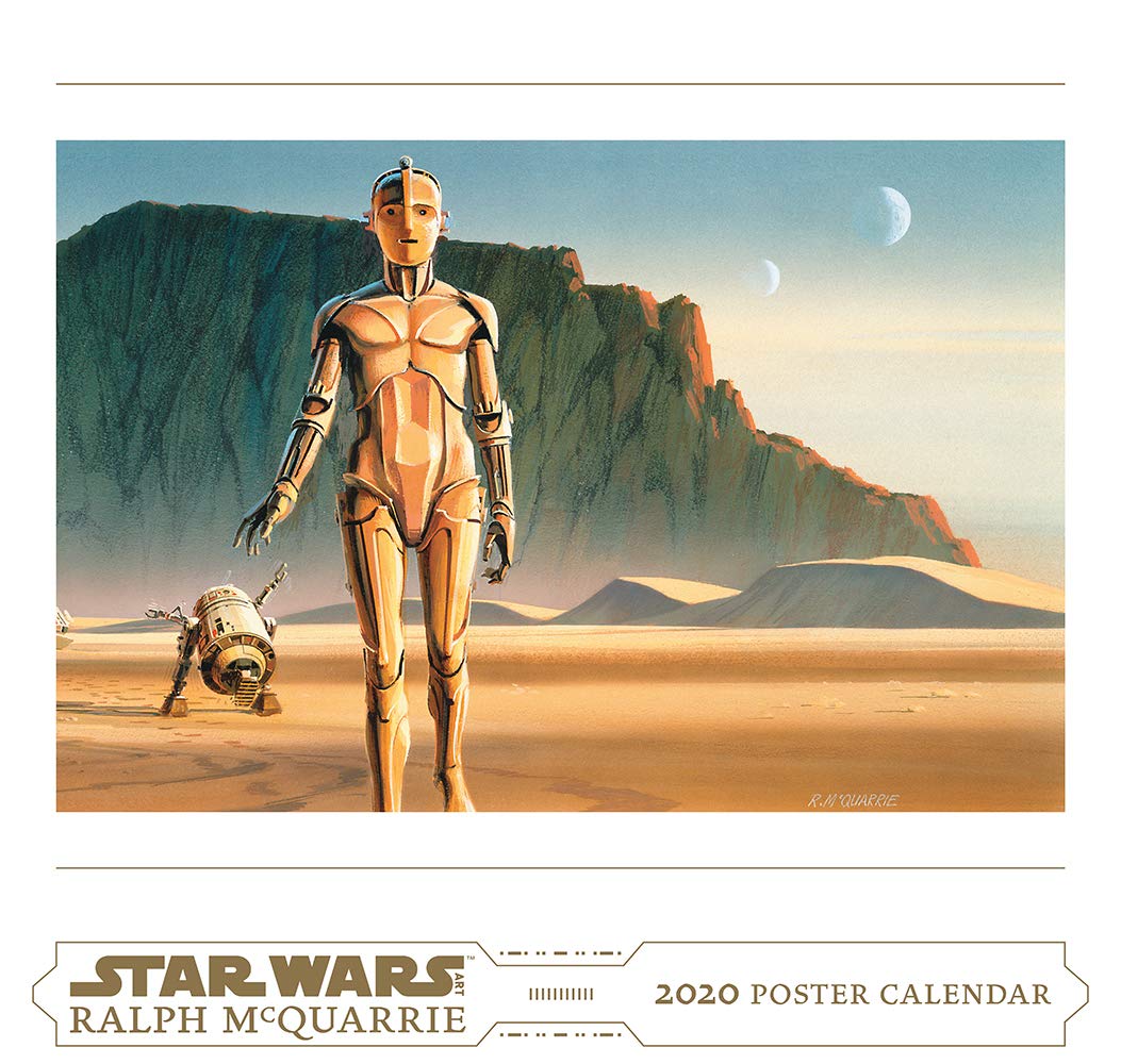 Ralph McQuarrie gets an oversized (19x20) Star Wars calendar for 2020! tinyurl.com/rmcq-cal