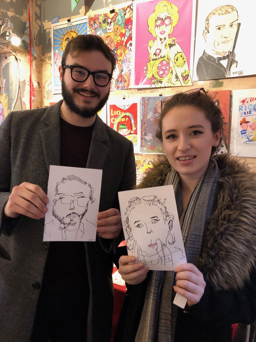 Double Blind portrait ⁦<a href="/TheLIFLondon/">Illustrate London!</a>⁩ ⁦<a href="/heroswitzerland/">Hero of Switzerland</a>⁩ #blind #potrait #drawing #sketch #art #illustration ⁦<a href="/GrandpaButton/">Dan Button</a>⁩ ⁦⁦<a href="/SamuelBThorne/">Samuel B. Thorne</a>⁩ ⁦<a href="/WishWelliams/">Daniel Jamie Williams</a>⁩