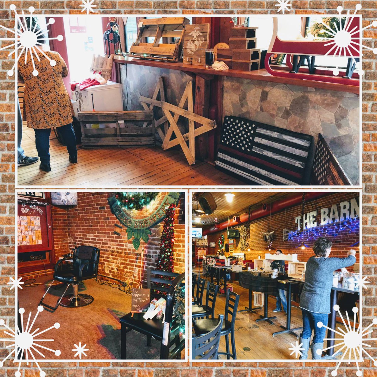 barnbrewers's tweet photo. Holiday shopping at The Barn is now happening! Stop by, grab lunch and a beverage, and shop local. 🎁 #Lawtonmi #Mibeer #holidayshopping https://t.co/znHdVzfwhq